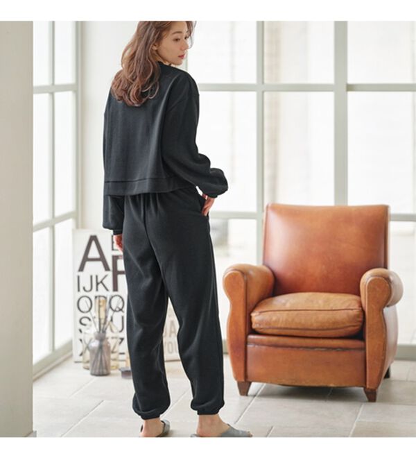 「裏起毛スウェットセットアップ（パジャマ・ルームウェア）」｜詳細画像