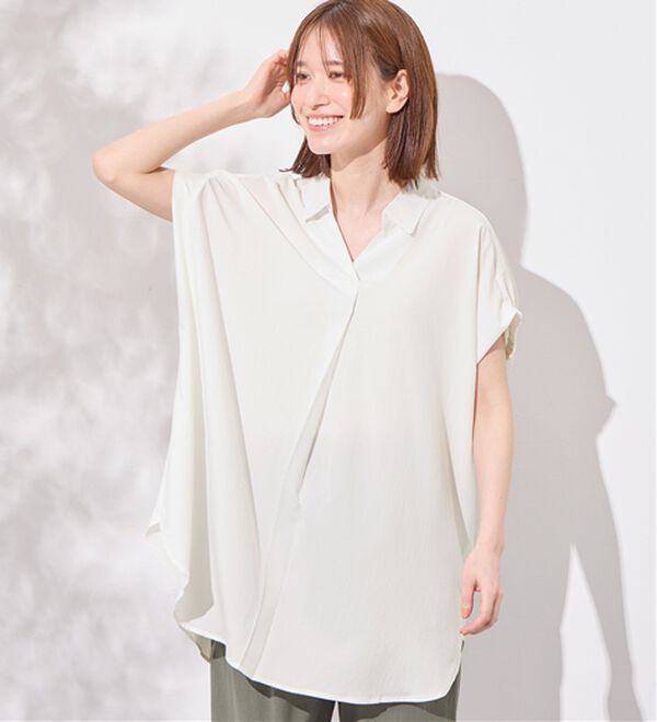 Viola e Viola（ヴィオラ エ ヴィオラ）の「袖シャーリングチュニック（チュニック）」｜詳細画像