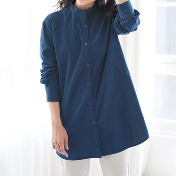 BELLUNA（ベルーナ）の「こっそりあったか！裏フリースシャツチュニック（シャツ）」｜詳細画像