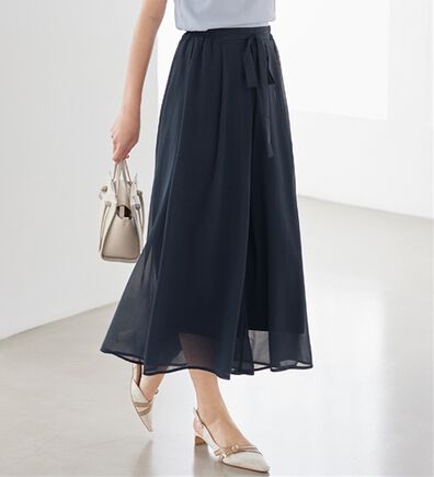 alotta（アロッタ）の「ふんわりシフォンワイドパンツ（ワイドパンツ・ガウチョ）」