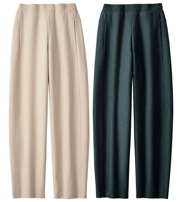 ルフラン（ルフラン）の「【２本組】２ＷＡＹストレッチ・綿混パンツ（フルレングスパンツ）」｜2本組