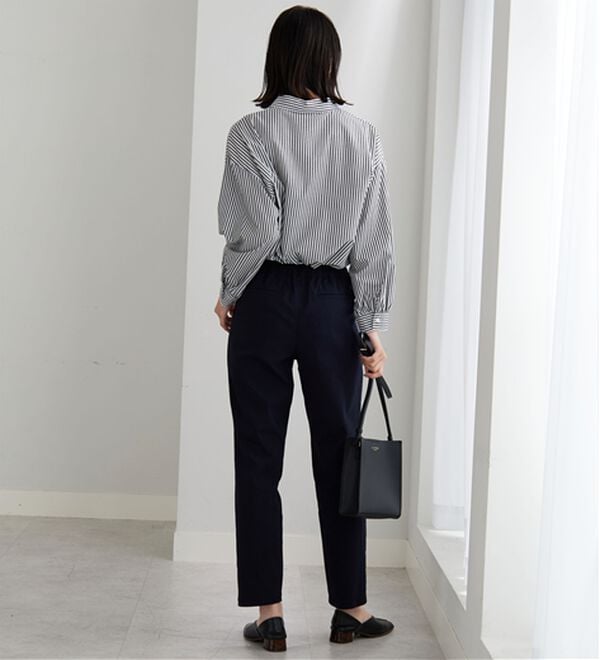 BELLUNA（ベルーナ）の「チノ見えストレッチ素材テーパードパンツ（テーパードパンツ）」｜詳細画像