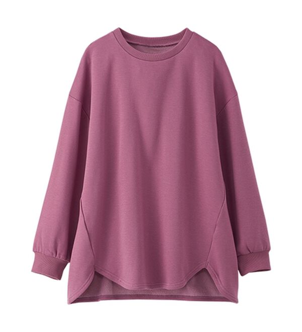 BELLUNA（ベルーナ）の「ふわふわ裏ファーゆったりプルオーバー（カットソー）」｜詳細画像