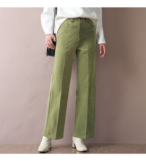 ルフラン（ルフラン）の「【２本組】きれいめコーデュロイパンツ＜ベルガーラ＞（フルレングスパンツ）」｜詳細画像