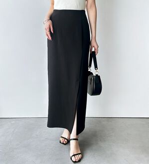 GeeRA（ジーラ）の「オンオフ着られる！スリットタイトスカート（ロングスカート）」｜詳細画像