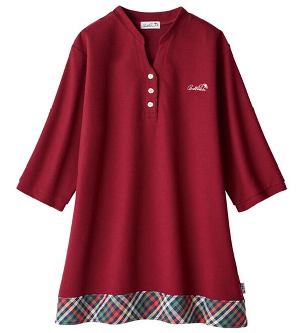 ルフラン（ルフラン）の「【Ａ．Ｐ】チェック決め手の鹿の子チュニック（チュニック）」｜詳細画像