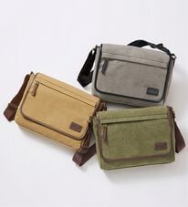 「＜クロコダイル＞洗い加工帆布バッグ（その他メンズバッグ）」