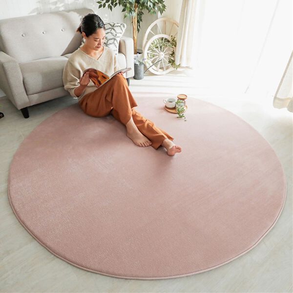 新品　Francfranc 低反発　カステラグ　ピンク　ラウンド　150cm Francfranc カステ ラウンド ラグ ピンク150cm 低反発 カステ ラグ