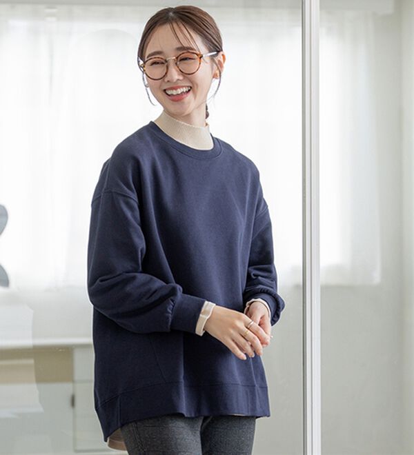 BELLUNA（ベルーナ）の「もちもちニットゆったり快適チュニック（チュニック）」｜詳細画像