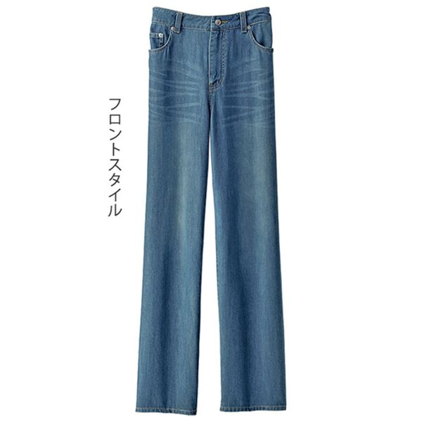 BELLUNA（ベルーナ）の「＜ｍｏｚ＞デニムストレートパンツ（フルレングスパンツ）」｜詳細画像