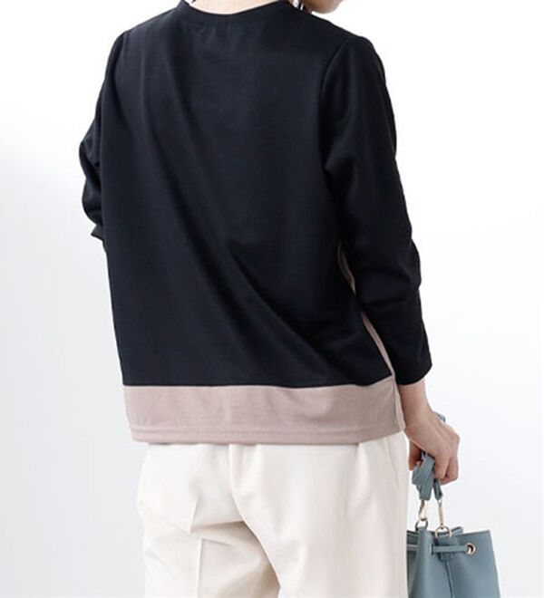 BELLUNA（ベルーナ）の「【Ｌａｇｒｉｌｕａ】配色ライン使いプルオーバー（セットアップ）」｜詳細画像