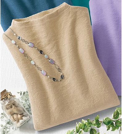 ルフラン（ルフラン）の「汗じみ対策ひんやりマチ付プルオーバー（カットソー）」