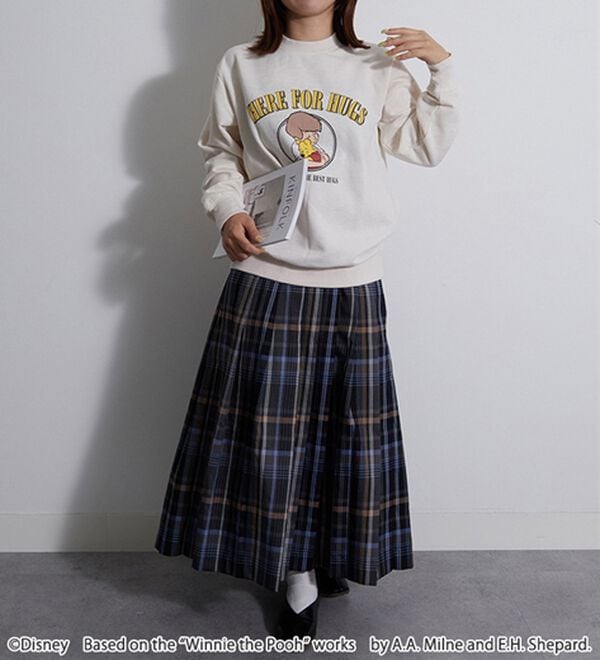 BELLUNA（ベルーナ）の「＜Ｄｉｓｎｅｙ＞【プー】プリント裏起毛トレーナー（トレーナー・スウェット）」｜詳細画像