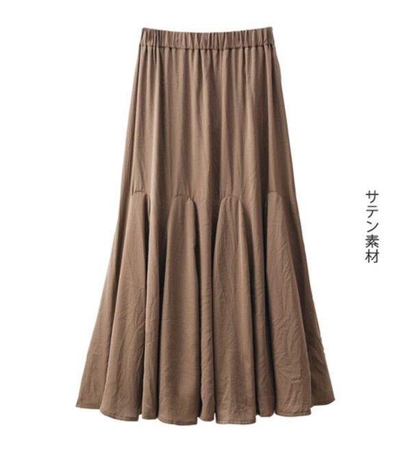 GeeRA（ジーラ）の「切替フレアーロングスカート（ロングスカート）」｜詳細画像