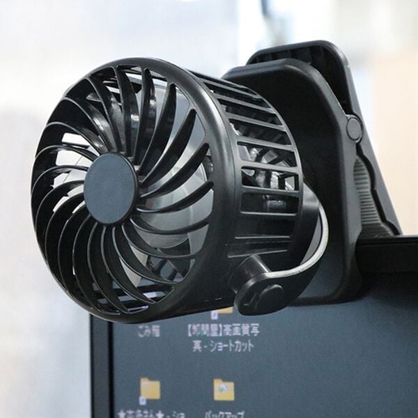 「充電式ミニクリップファン（扇風機・サーキュレーター）」｜詳細画像
