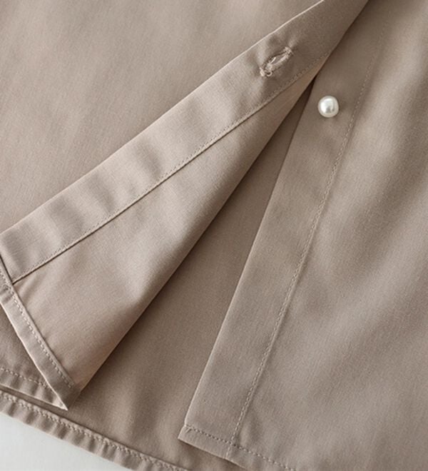 Pierrot（ピエロ）の「２ｗａｙパールボタンブラウス（ブラウス）」｜詳細画像