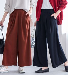 Viola e Viola（ヴィオラ エ ヴィオラ）の「楽ちんきれい美脚ワイドパンツ（ワイドパンツ・ガウチョ）」