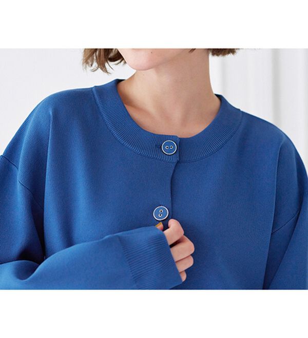 BELLUNA（ベルーナ）の「洗える！軽い！配色使いニットカーディガン（ニットカーディガン）」｜詳細画像