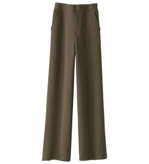 BELLUNA（ベルーナ）の「＜ジュエルウォーム＞ワイドパンツ（ワイドパンツ・ガウチョ）」｜モカ