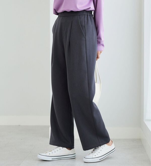 BELLUNA（ベルーナ）の「【2点セット】ウーリッシュ素材ビスチェセットアップ（セットアップ）」｜詳細画像