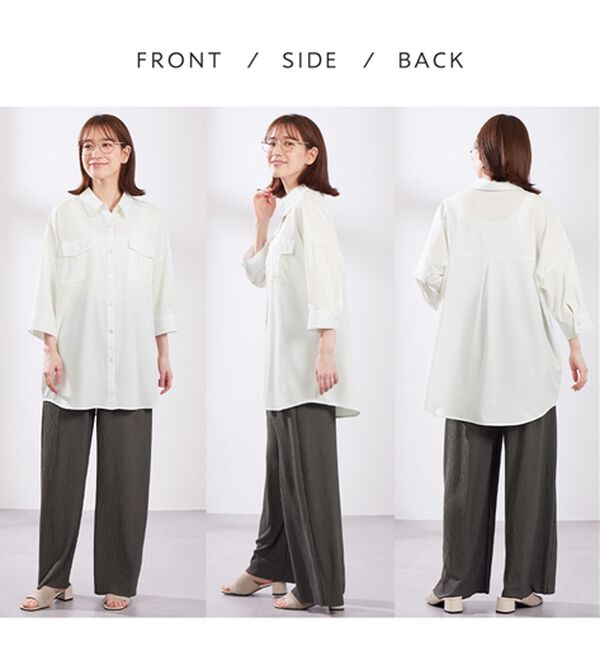 Viola e Viola（ヴィオラ エ ヴィオラ）の「ゆるシルエットシャツ（シャツ）」｜詳細画像