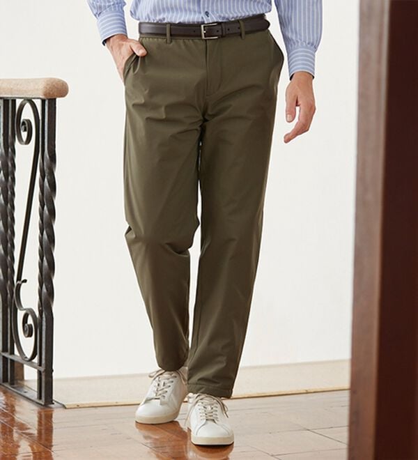 「＜アーノルド　パーマー＞進化系！すっきりハイブリッドダウンパンツ（メンズフルレングスパンツ）」｜詳細画像