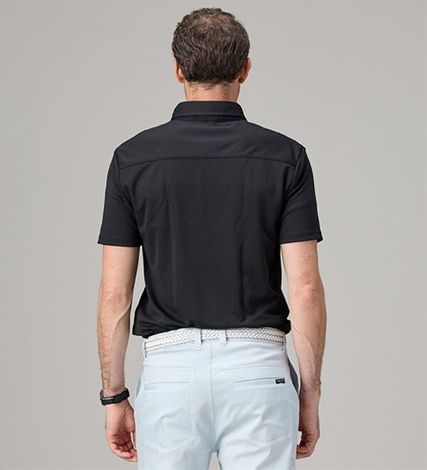 「＜コムルヴァン・オム＞大人のすっきり冷感ポロシャツ（メンズポロシャツ）」｜詳細画像