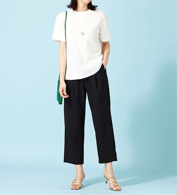 BELLUNA（ベルーナ）の「サラリ麻調素材ビスチェセットアップ（セットアップ）」｜詳細画像