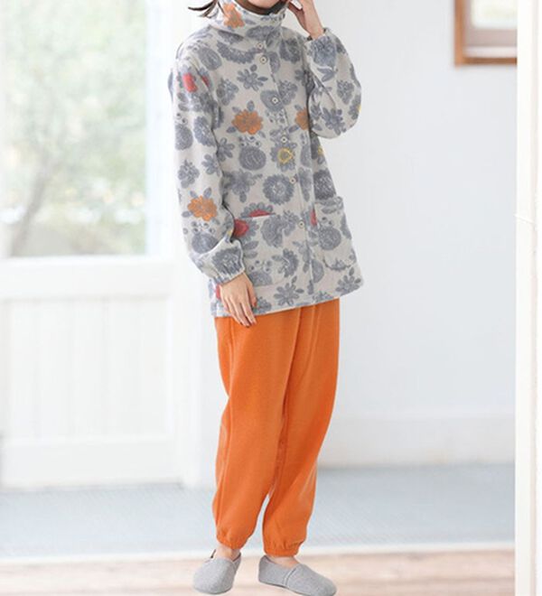 LAVIENNE（ラヴィエンヌ）の「ソフトでかるぽかフリースパジャマ（パジャマ・ルームウェア）」｜グレイッシュ北欧風