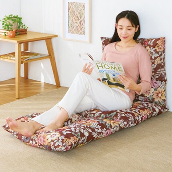 「長座布団になる座布団カバー（座布団・座布団カバー）」｜詳細画像