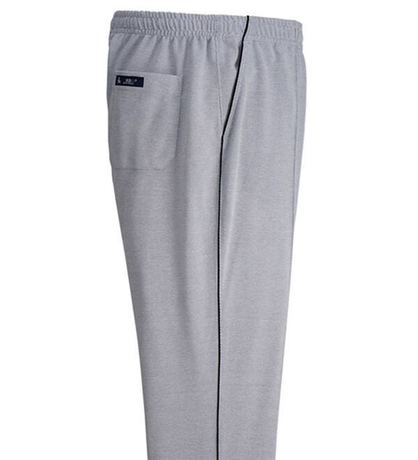 「【３本組】＜カルビア＞麻入り杢調鹿の子リラックスパンツ（メンズルームウェア）」｜詳細画像