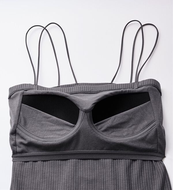 YU'NOW（ユナウ）の「＜リボンカーデ&times;ロングパンツ＞ぷるるん谷間のルームウエア３点セット（パジャマ・ルームウェア）」｜詳細画像