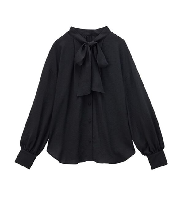 GeeRA（ジーラ）の「前後２ｗａｙボウタイブラウス（ブラウス）」｜詳細画像