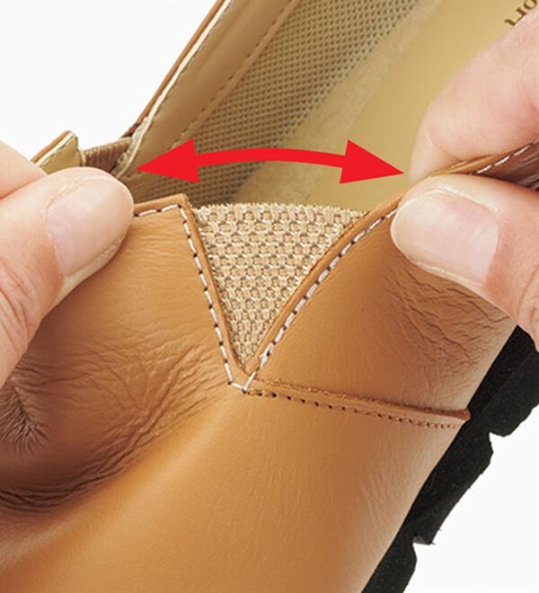 ルフラン（ルフラン）の「ラシーナコンフォート　４Ｅ外反母趾対応モカシンシューズ（フラットシューズ）」｜詳細画像