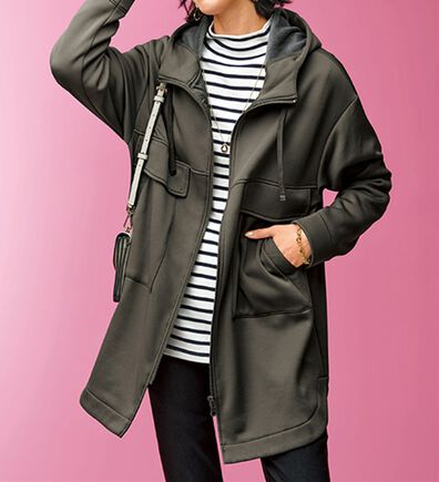 BELLUNA（ベルーナ）の「裏ファービッグポケット付フードジャケット（その他ジャケット）」