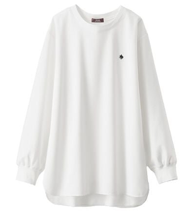 BELLUNA（ベルーナ）の「【ＰＯＬＯ　ＢＣＳ】ミニ裏毛素材デザイントップス（カットソー）」