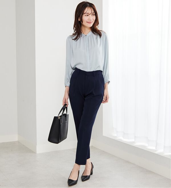 BELLUNA（ベルーナ）の「＜Ｃ／Ｓ＞センタータックテーパードパンツ（テーパードパンツ）」｜詳細画像