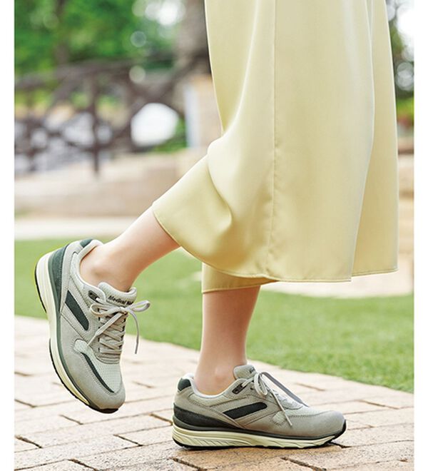 BELLUNA（ベルーナ）の「アサヒメディカルウォーク牛革ベロア靴（スニーカー）」｜詳細画像