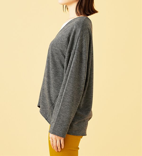 BELLUNA（ベルーナ）の「Vネックプルオーバー（カットソー）」｜詳細画像