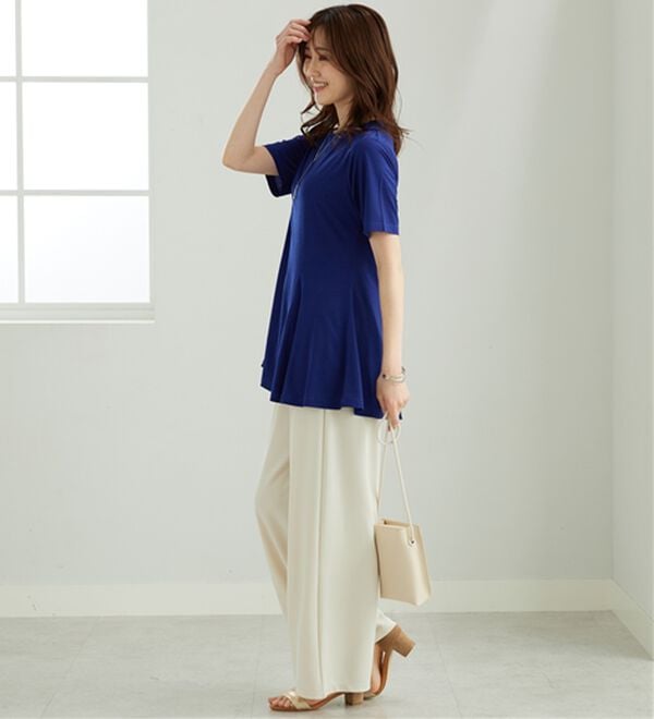 BELLUNA（ベルーナ）の「冷感フレアーシルエットチュニック（チュニック）」｜詳細画像