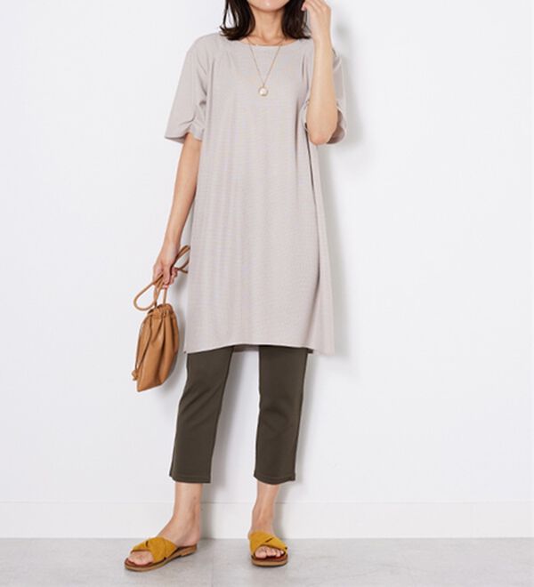 BELLUNA（ベルーナ）の「【接触冷感】ヒンヤリ速乾！かのこ素材レギンスパンツ（スパッツ・レギンス）」｜詳細画像