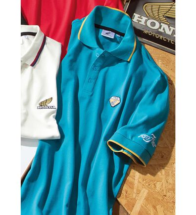 「＜ＨＯＮＤＡ＞ドライ鹿の子ポロシャツ（メンズポロシャツ）」