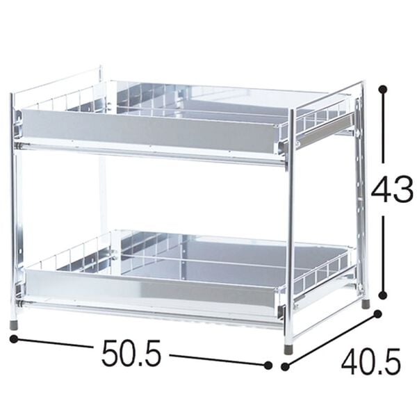 「シンク下引出し収納ラック（シンク下収納）」｜詳細画像