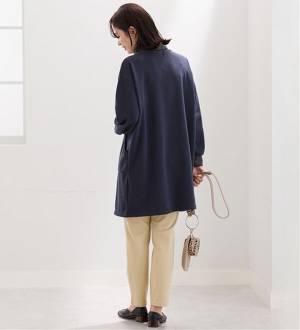 BELLUNA（ベルーナ）の「オフタートルネック配色リブ切替チュニック（チュニック）」｜詳細画像