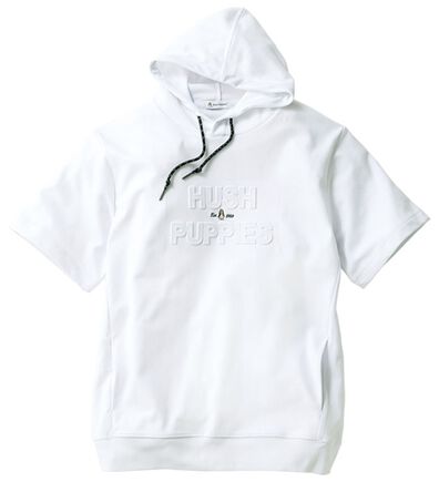 「ハッシュパピー　ロゴパーカーＴシャツ（メンズパーカー）」