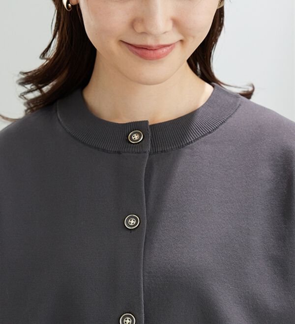 BELLUNA（ベルーナ）の「【快適Ｌａｂ．】洗える！軽い！５分袖ニットカーディガン（ニットカーディガン）」｜詳細画像