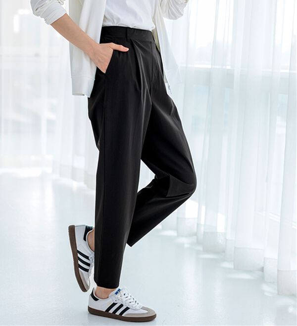 BELLUNA（ベルーナ）の「シャリのび！速乾テーパードパンツ（テーパードパンツ）」｜詳細画像