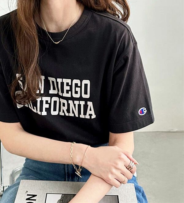 GeeRA（ジーラ）の「【ｃｈａｍｐｉｏｎ】ロゴＴシャツ（Tシャツ）」｜詳細画像