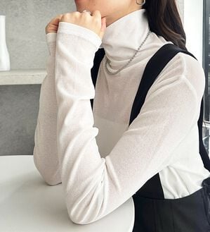 GeeRA（ジーラ）の「シアースラブハイネックトップス（カットソー）」｜詳細画像