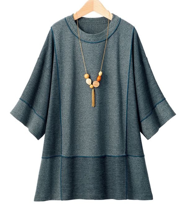 ルフラン（ルフラン）の「汗ジミ対策！ちょいかわプルオーバー（カットソー）」｜詳細画像